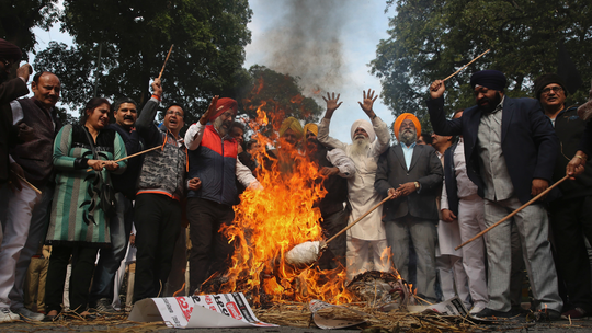 Onetime Indian politician convicted in 1984 anti-Sikh riots