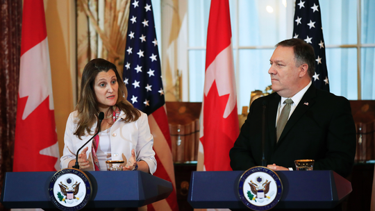 Canada demands China release Canadians for the first time