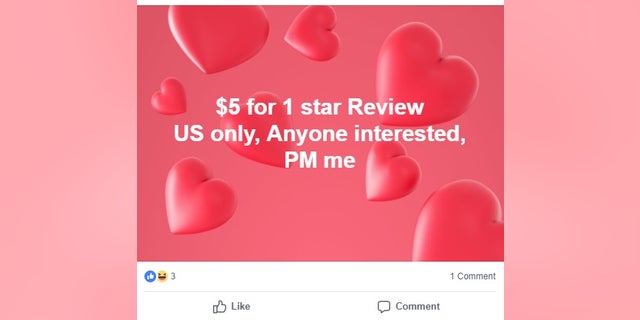 Members of groups like "Amazon review club" are not just buying and selling positive reviews. They're targeting sellers with negative reviews, as well. (Facebook/Fox News)