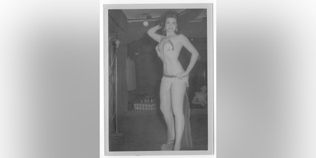 Goldie Page was a burlesque performer before she became a wife and mother.