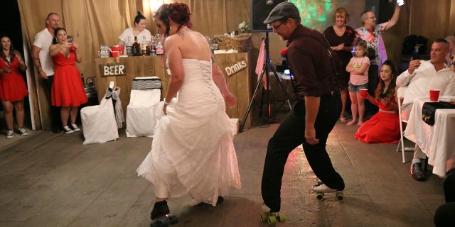 “On the day I was so excited. I couldn’t wait. We winged the entire thing," the bride said.