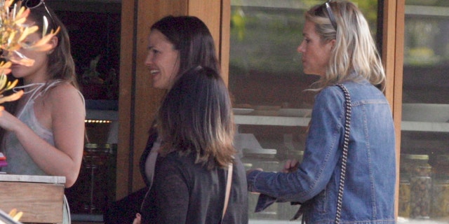 Jennifer Garner was spotted celebrating her birthday early on April 16, 2017 with some of her pals.