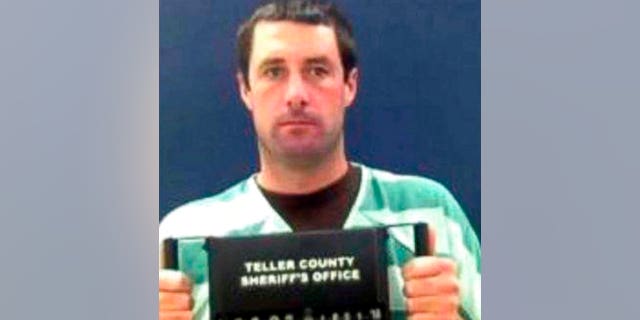 Booking photo for Patrick Frazee, the fiance of missing Colorado woman Kelsey Berreth, who was arrested Friday, Dec. 21.<br>
(Teller County Sheriff's Office via AP)