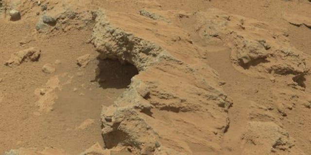 NASA's Curiosity rover found evidence of an ancient stream bed in September 2012.