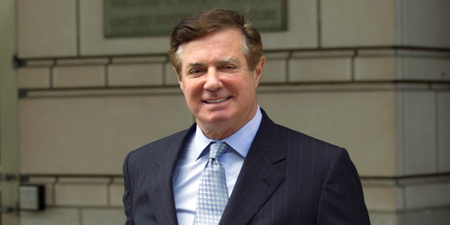 Paul Manafort, former President of Donald Trump's campaign, left the Federal District Court after a hearing in Washington in May 2018. (AP Photo / Jose Luis Magana, File)
