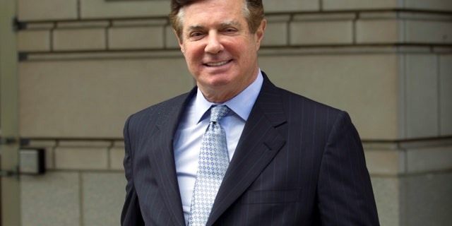 Paul Manafort, former President of Donald Trump's campaign, left the Federal District Court after a hearing in Washington in May 2018. (AP Photo / Jose Luis Magana, File)