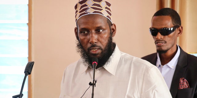 Mukhtar Robow, who was once deputy leader of Africa's deadliest Islamic extremist group the al-Qaida-linked al-Shabab, was arrested and beaten, sparking violent protests that left at least four dead. (AP Photo/File)