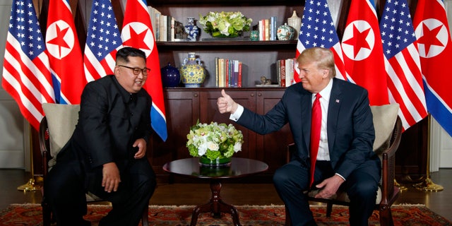 President Trump met with North Korean leader Kim Jong Un in Singapore in June.