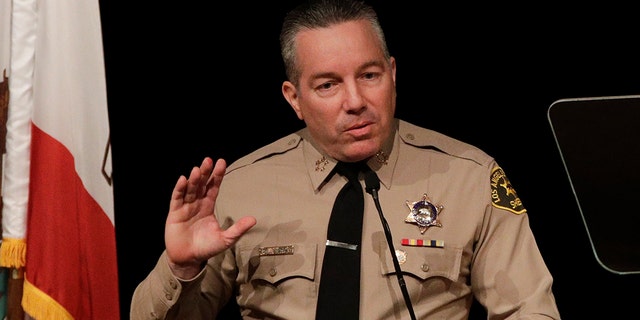 Los Angeles County Sheriff Alex Villanueva. (AP Photo/Jae C. Hong)