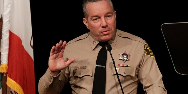 Los Angeles County Sheriff Alex Villanueva. (AP Photo/Jae C. Hong)