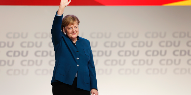 German Chancelor Angela Merkel (pictured). The German military is looking into recruiting non-German citizens of the European Union in a bid to make up for the years of underinvestment.