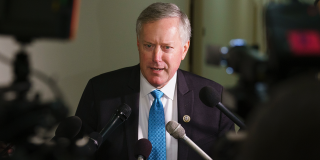 Meadows went on to mock the impeachment hearing in a confrontation picked up by C-SPAN3. (AP Photo/Carolyn Kaster)