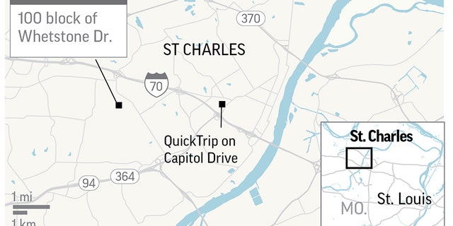 A St. Louis-area man shot his girlfriend, her two young children and her mother in the home they all shared, authorities said Saturday.