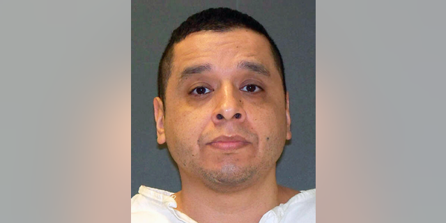 This photo provided by the Texas Department of Criminal Justice shows death-row inmate Joseph Garcia, who is set to die by lethal injection Tuesday, Dec. 4, 2018, for the December 2000 shooting death of 29-year-old Aubrey Hawkins _ a police officer with the Dallas suburb of Irving _ during a robbery. (Texas Department of Criminal Justice via AP)