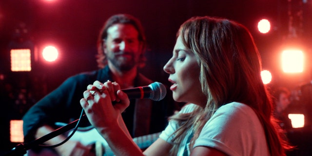 Bradley Cooper and Lady Gaga in