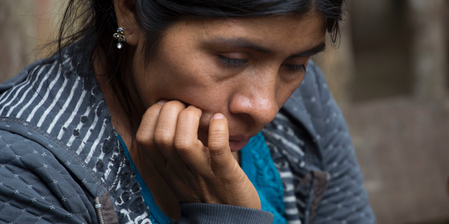Catarina Alonzo Perez, the mother of Felipe Gomez Alonzo, the second Guatemalan child this month to die while in U.S. custody near the Mexican border, pauses during an interview in her home in Yalambojoch, Guatemala, Saturday, Dec. 29, 2018. Felipe was chosen to make the journey north with his father because he was the oldest son. It didn’t occur to anyone that the road could be dangerous. “I didn’t think of that, because several families had already left and they made it,” Alonzo said. (AP Photo/Moises Castillo)