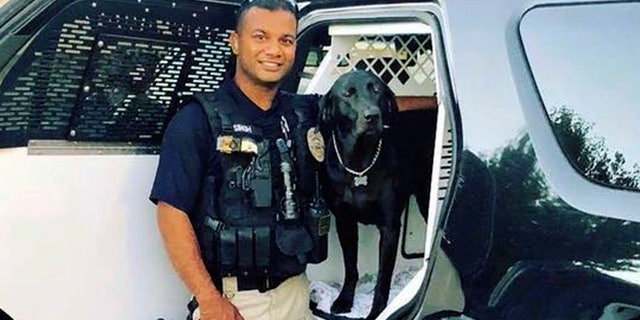 This undated photo provided by the Newman Police Department shows officer Ronil Singh of Newman Police Department.