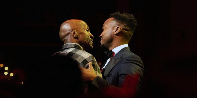 Darnell Barrett told his father, Hampton Robinson, something he always wanted to tell him in front of a packed church.