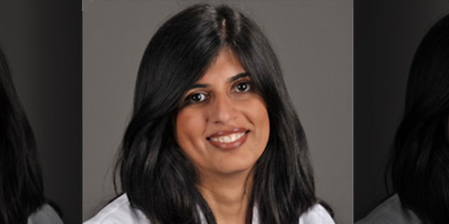 Laila Jiwani, a 42-year-old pediatrician from Texas, was hiking with her husband and three children on Porter Creek Trail in Tennessee on Thursday when a tree fell and killed her, investigators said. (Cook Children’s Health Care System)