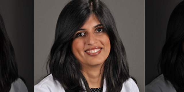 Laila Jiwani, a 42-year-old pediatrician from Texas, was hiking with her husband and three children on Porter Creek Trail in Tennessee on Thursday when a tree fell and killed her, investigators said. (Cook Children’s Health Care System)