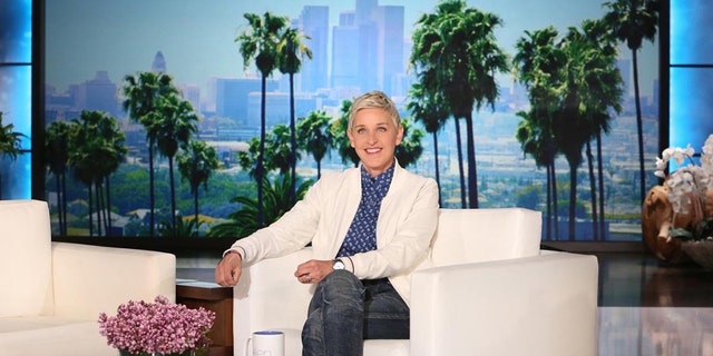 Ellen DeGeneres on the set of 'The Ellen DeGeneres Show.' The show is currently under internal investigation. 