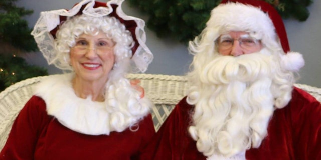 Gene and his wife, Darlene, Hanson dress up as Mr. and Mrs. Claus every year for an event in their town and visit the nursing home.