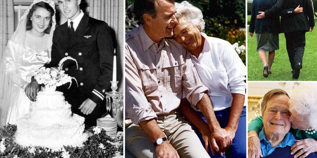 The love story between George and Barbara Bush began in 1941, when the two attended at a Christmas dance. 