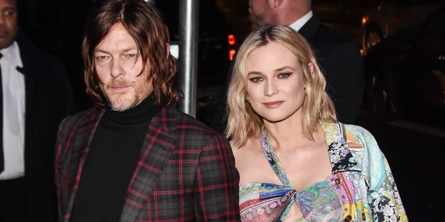 Norman Reedus shared the first photo of his daughter with Diane Kruger on Christmas Eve.