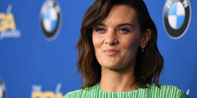Actress Frankie Shaw arrives for the 2018 DGA Awards at the Beverly Hilton, on February 3, 2018 in Beverly Hills, California.