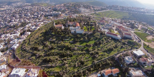 The hill on the outskirts of Abu Ghosh.