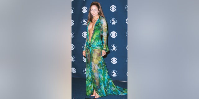 Jennifer Lopez made jaws drop with her 2000 plunging green dress.