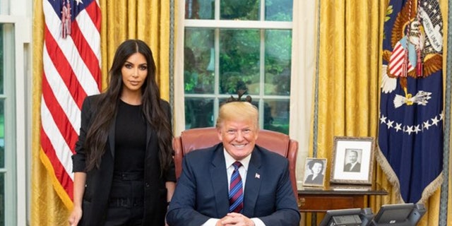 Television personality Kim Kardashian West went to the White House multiple times this year to advocate for criminal justice reform.