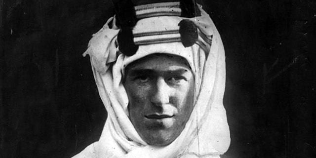 British soldier, adventurer and author Thomas Edward Lawrence (1888 - 1935) known as Lawrence Of Arabia. He joined the Arab revolt against the Ottoman Empire during World War I and was instrumental in the conquest of Palestine (1918).