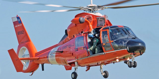 Several MH-65 Dolphin helicopters participated in the search.