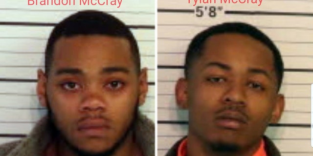 Mugshots for Brandon and Tylan McCray, cousins charged in the fatal shooting of a 2-year-old girl in Memphis in 2017.