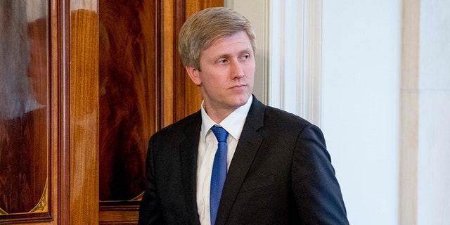 President Donald Trump's top pick to replace chief of staff John Kelly, Nick Ayers, apparently took himself out of the running for the job Sunday. (AP Photo/Andrew Harnik)
