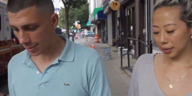 Nick and Sarah met on August 5, 2018, on a sidewalk in the Financial District.
