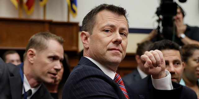 FBI Deputy Assistant Director Peter Strzok is seated to testify before the the House Committees on the Judiciary and Oversight and Government Reform during a hearing on 