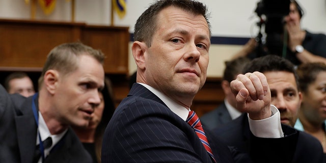 FBI Deputy Assistant Director Peter Strzok is seated to testify before the the House Committees on the Judiciary and Oversight and Government Reform during a hearing on "Oversight of FBI and DOJ Actions Surrounding the 2016 Election," on Capitol Hill, Thursday, July 12, 2018, in Washington. (AP Photo/Evan Vucci)