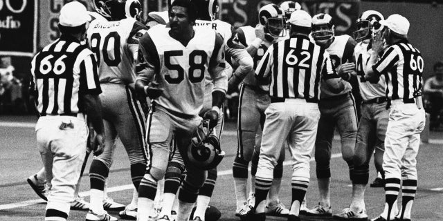 Isiah Robertson played for the Los Angeles Rams from 1971 to 1978.