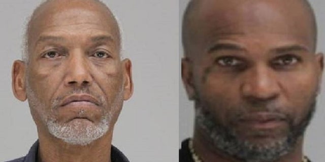 Wade Hal, left, and Larry Poole, are accused of stealing nearly $50,000 in cellphones and other tech gear, according to an arrest warrant.