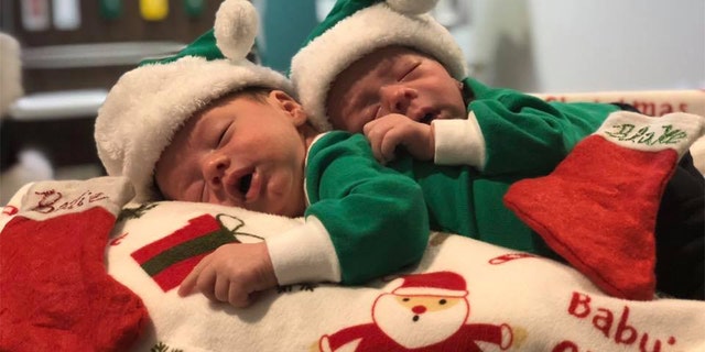 Some of the tiniest patients at a New Jersey hospital are ringing in the holiday season in style.