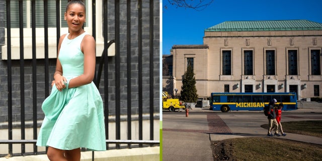 Sasha Obama is reportedly considering attending the University of Michigan.