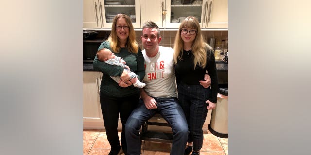 Oliver, who was born in October, will celebrate his first Christmas with his parents and 20-year-old sister, Mia.