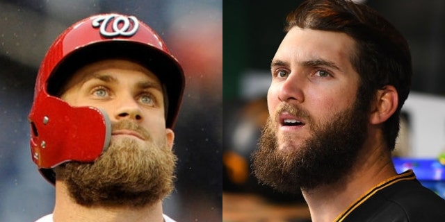 Trevor Williams, right, was mistaken for Bryce Harper.