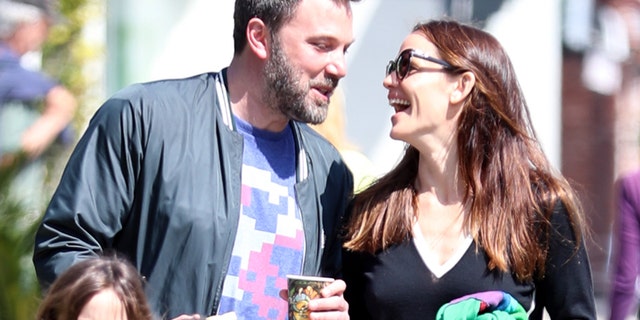 Ben Affleck and Jennifer Garner were all smiles as they took their kids to church together in Los Angeles. 