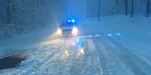 The storm was expected to bring up to a foot of snow in parts of North Carolina and Virginia.