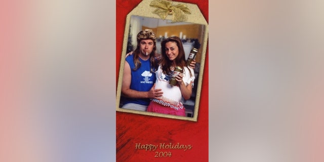 Mike Bergeron and his wife Laura started making the funny cards in 2003 to poke fun at their friends.