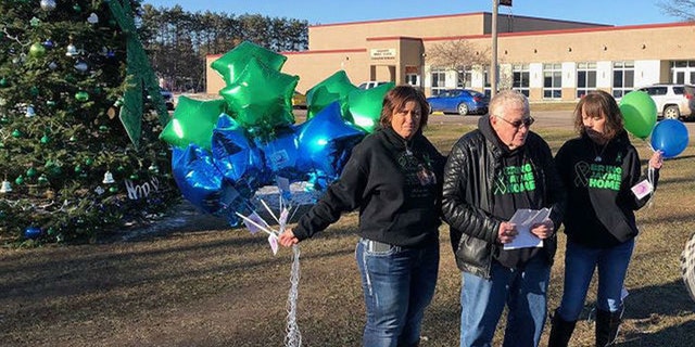 Community members and family of Jayme Closs hold a balloon release and make another plea for information two months after the teenager was reported missing.