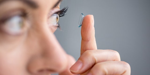 Always wash your hands before handling contact lenses, said Dr. Kurteeva.